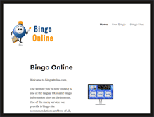 Tablet Screenshot of bingoonline.com